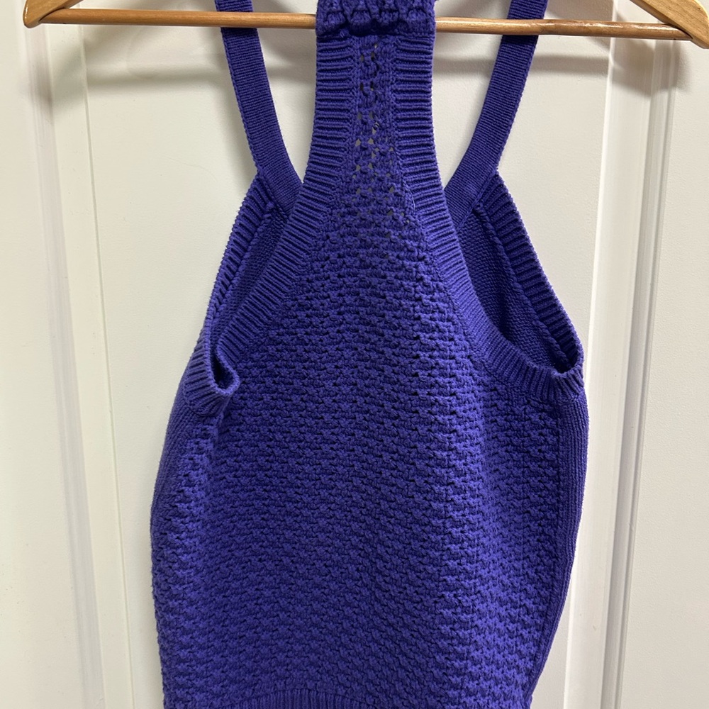 Roxy Purple Ribbed Knit Top - Picture 2 of 4